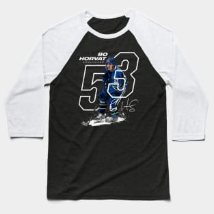 Bo Horvat Vancouver Offset Baseball T-Shirt